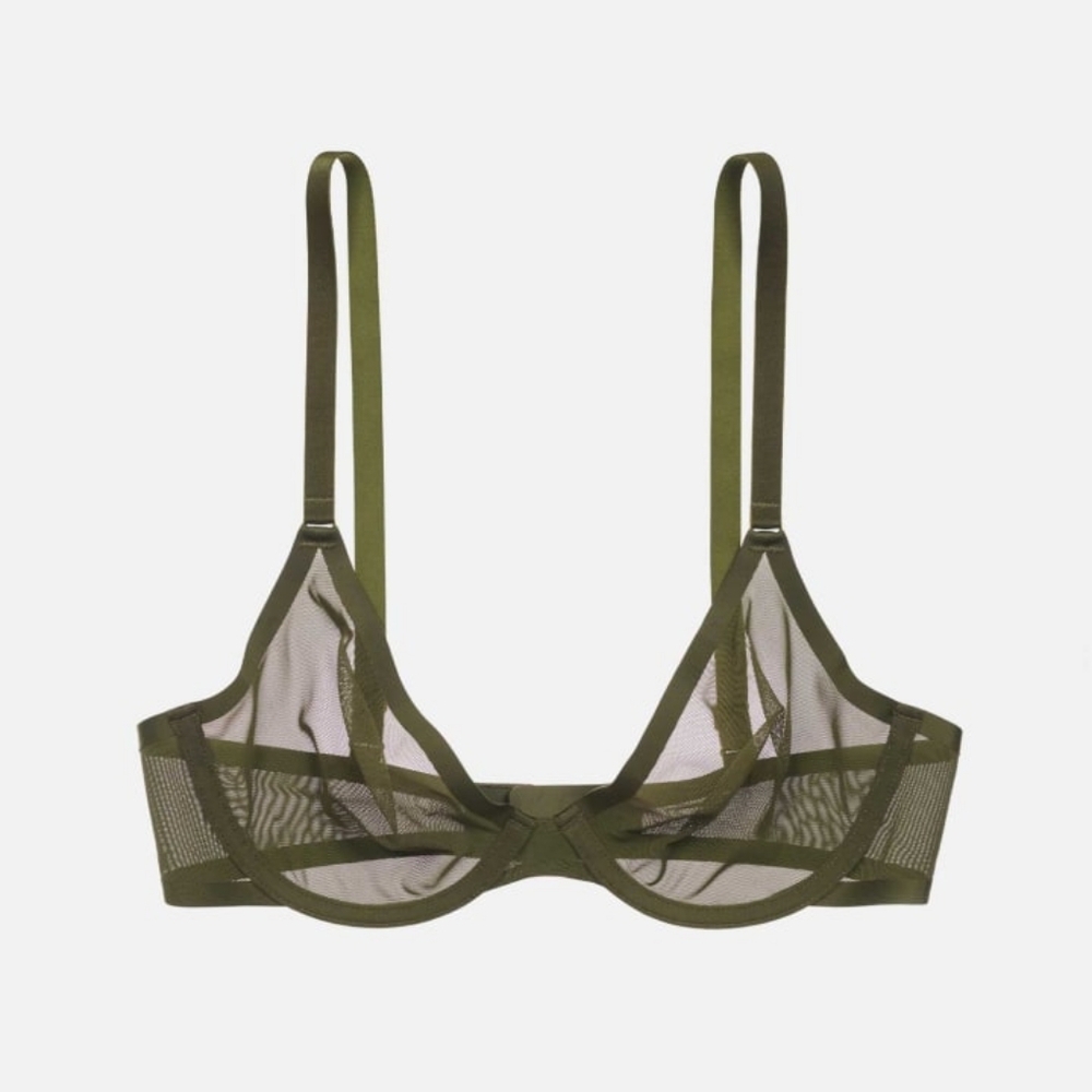 Cuup The Plunge Mesh Bra View 3